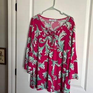 Gorgeous passport by Susan graver blouse with beading